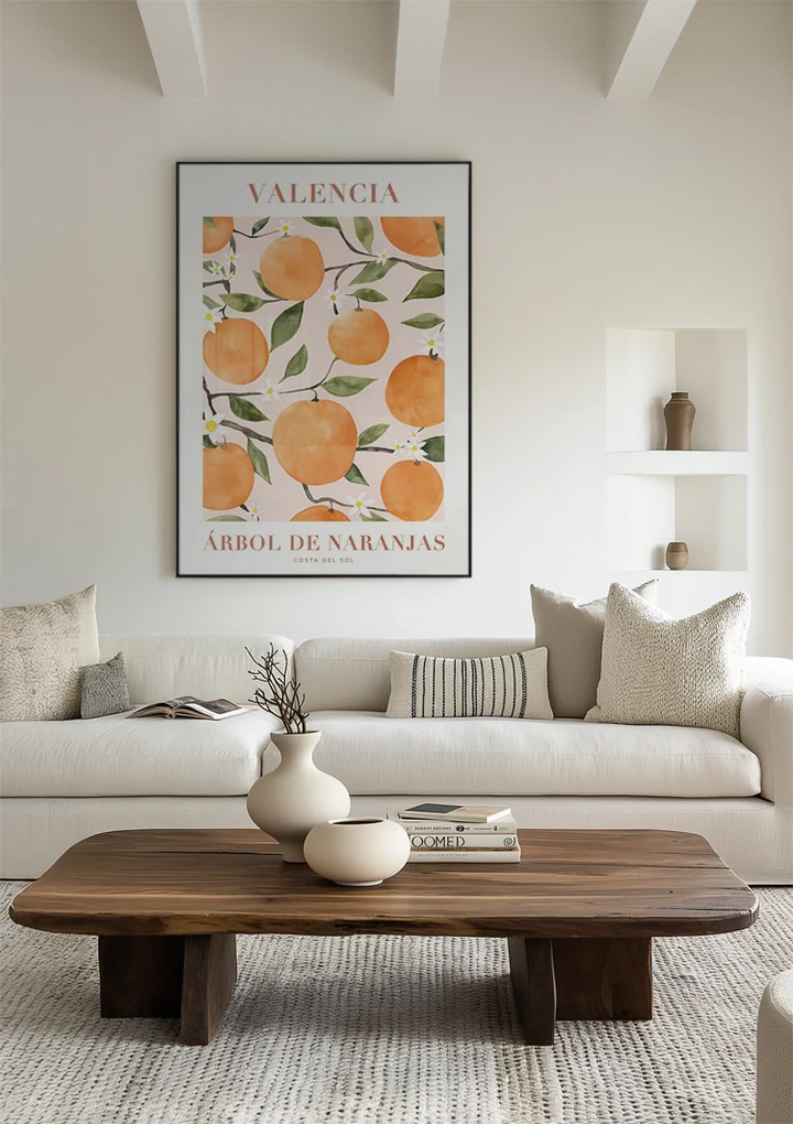Valencia Arbol De Naranjas Schilderij
