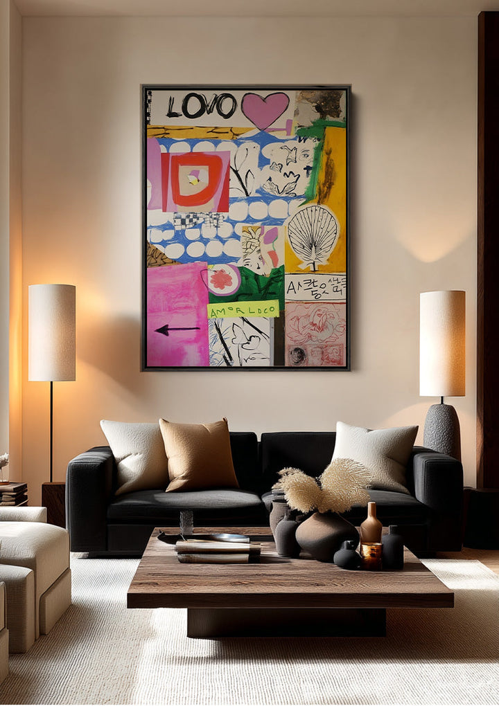 Amor Loco Schilderij