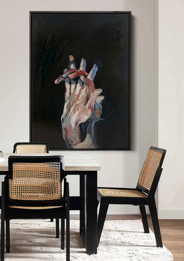 Tussen de Vingers van de Tijd Schilderij