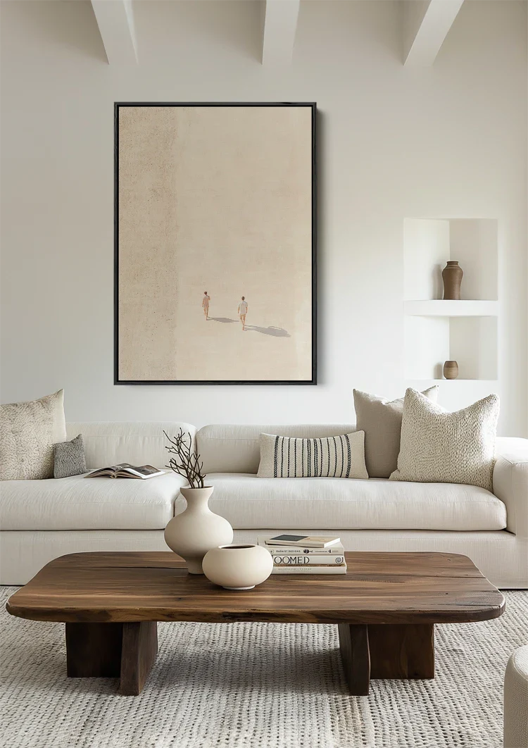 Lichtwandeling Schilderij