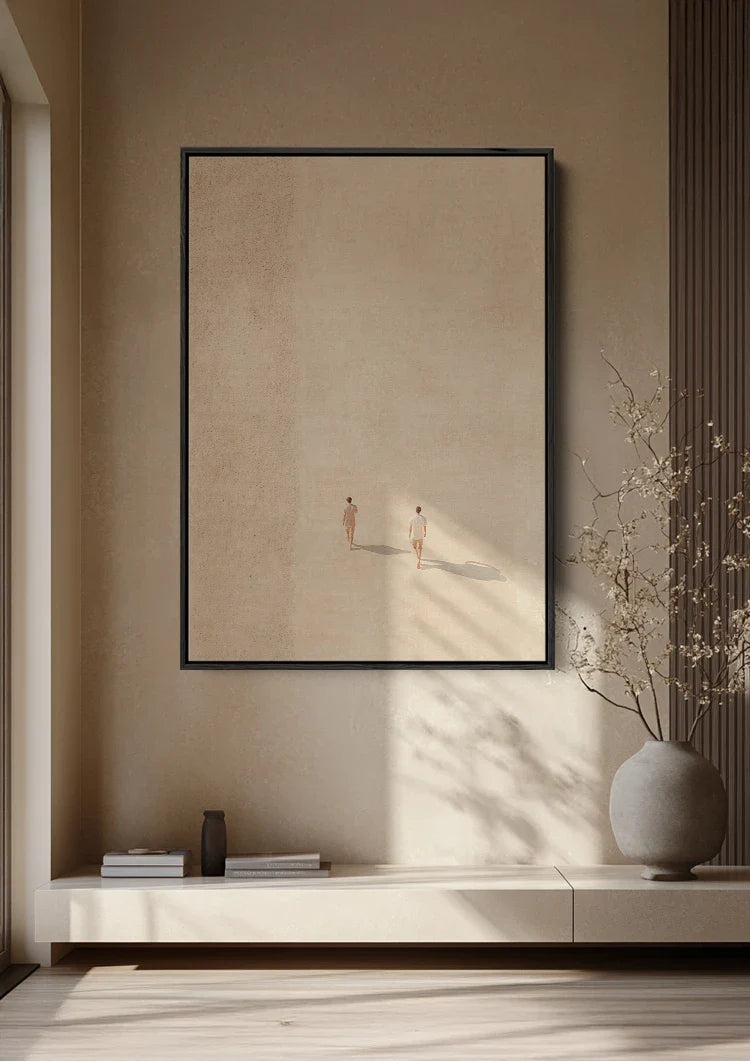 Lichtwandeling Schilderij