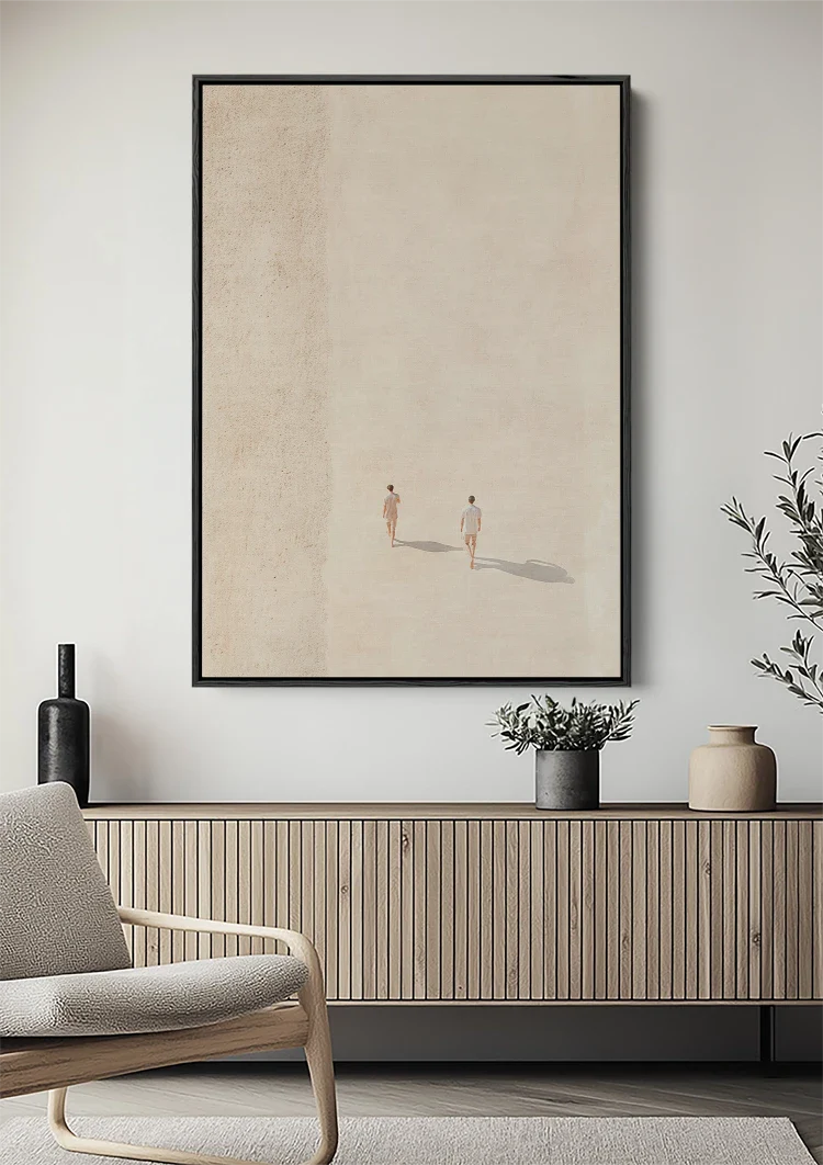 Lichtwandeling Schilderij