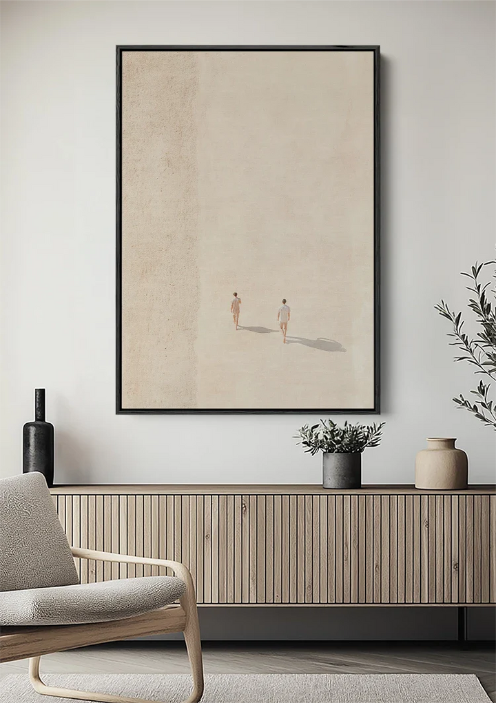 Lichtwandeling Schilderij