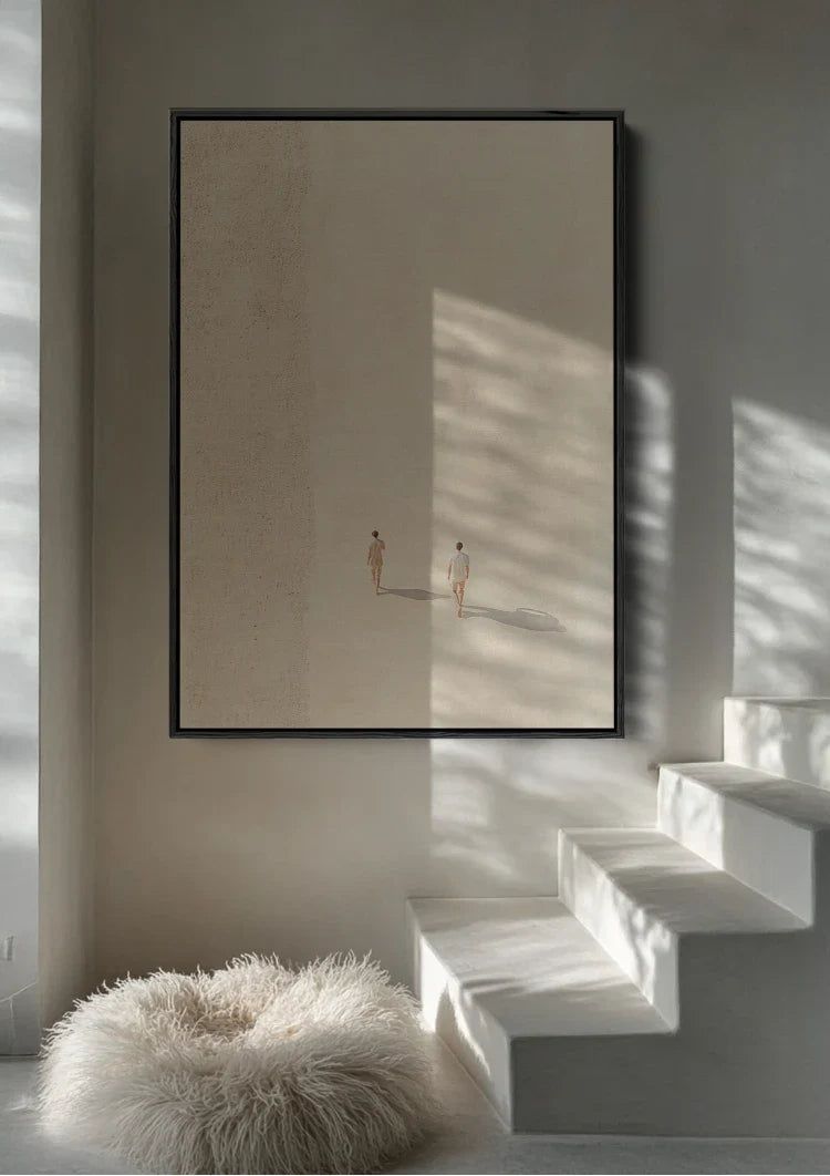 Lichtwandeling Schilderij