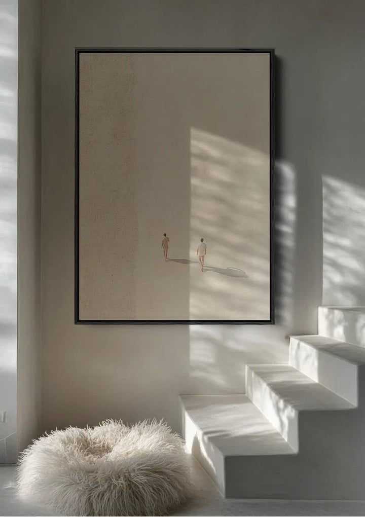 Lichtwandeling Schilderij