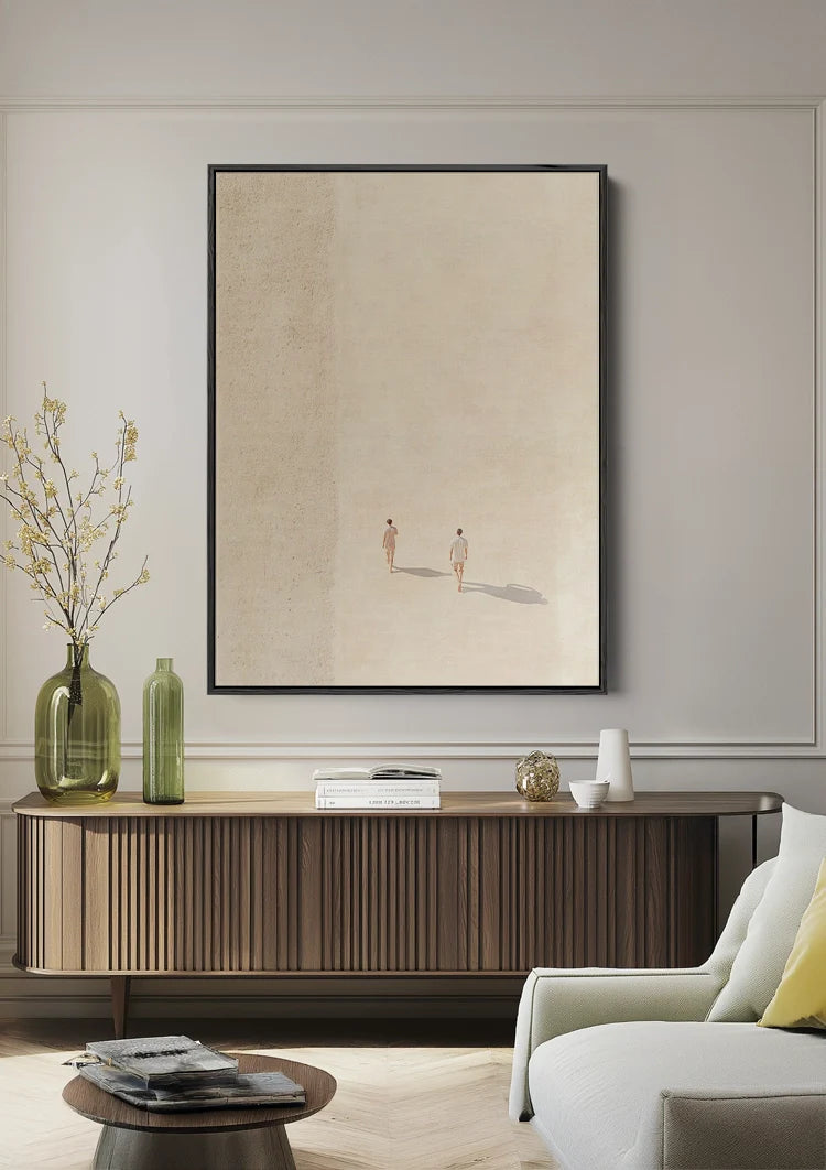 Lichtwandeling Schilderij