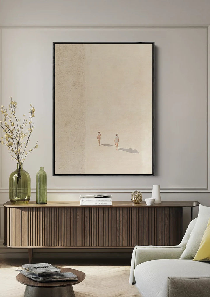 Lichtwandeling Schilderij
