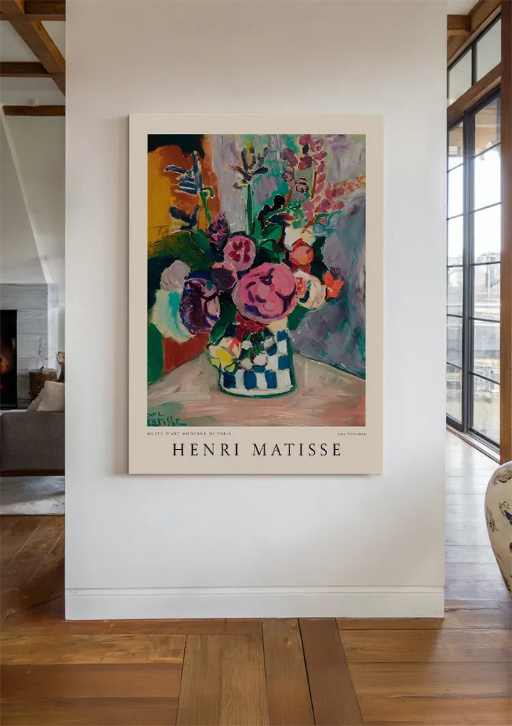 H. Matisse Musee D'Art Moderne De Paris Les Pivoines Schilderij