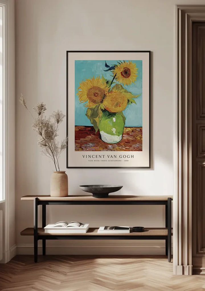 V. Van Gogh Zonnebloemen Vaas Schilderij