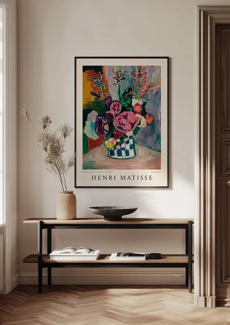H. Matisse Musee D'Art Moderne De Paris Les Pivoines Schilderij