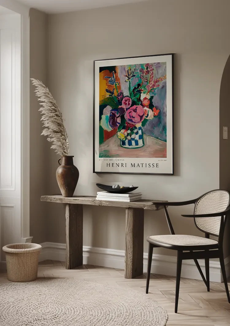 H. Matisse Musee D'Art Moderne De Paris Les Pivoines Schilderij