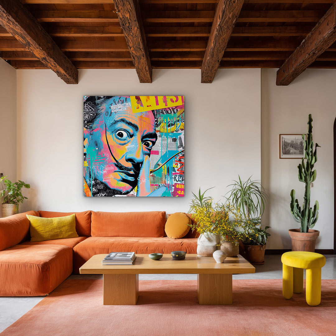 Salvador Dalí Pop Art Schilderij