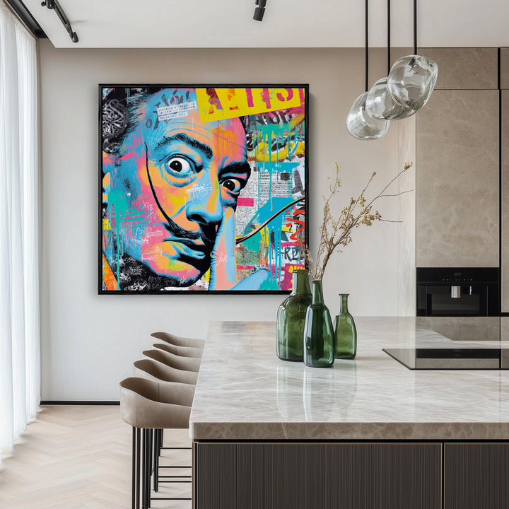 Salvador Dalí Pop Art Schilderij