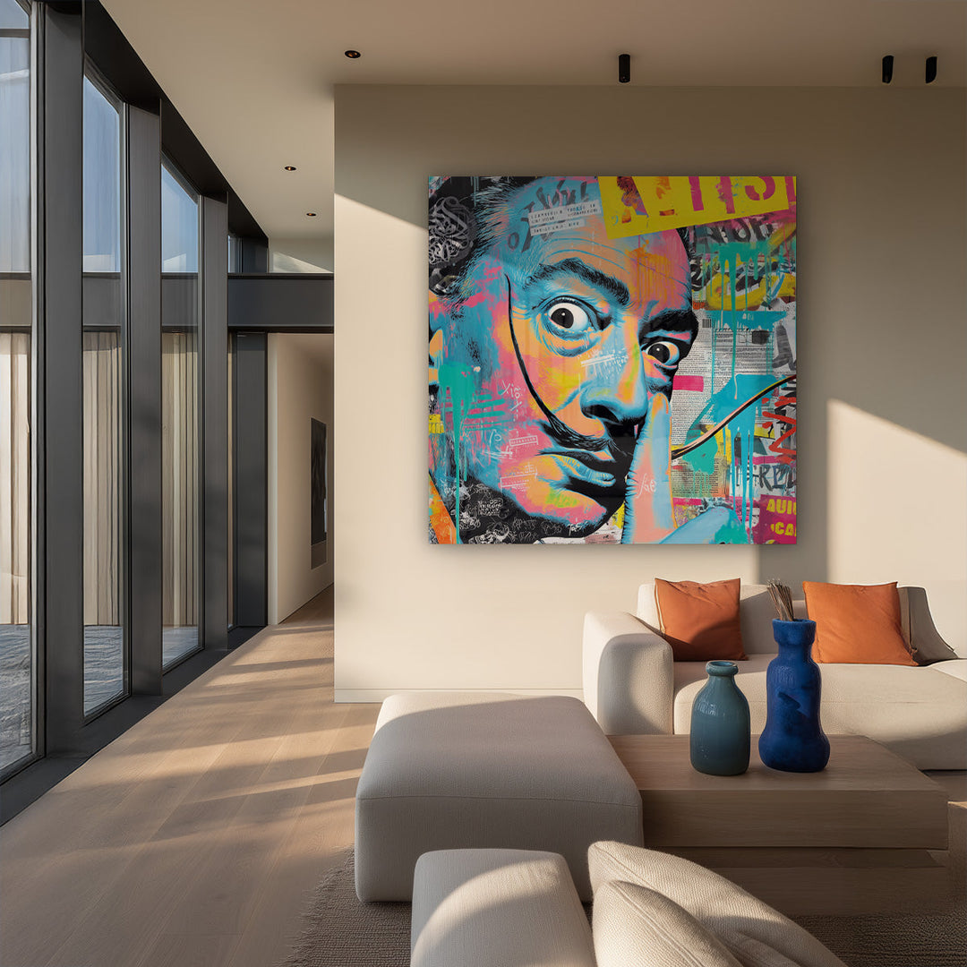 Salvador Dalí Pop Art Schilderij