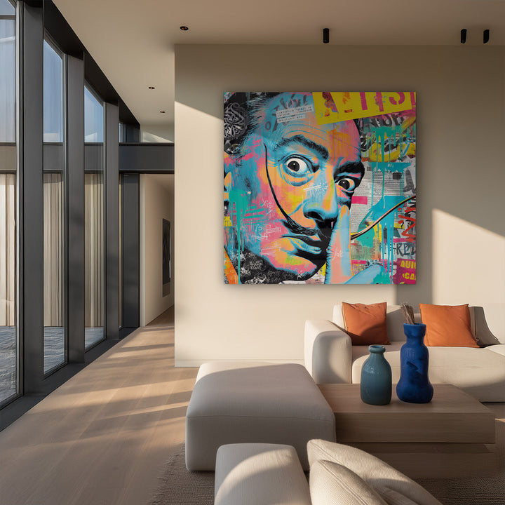 Salvador Dalí Pop Art Schilderij