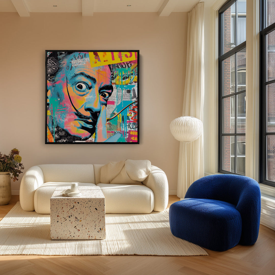 Salvador Dalí Pop Art Schilderij